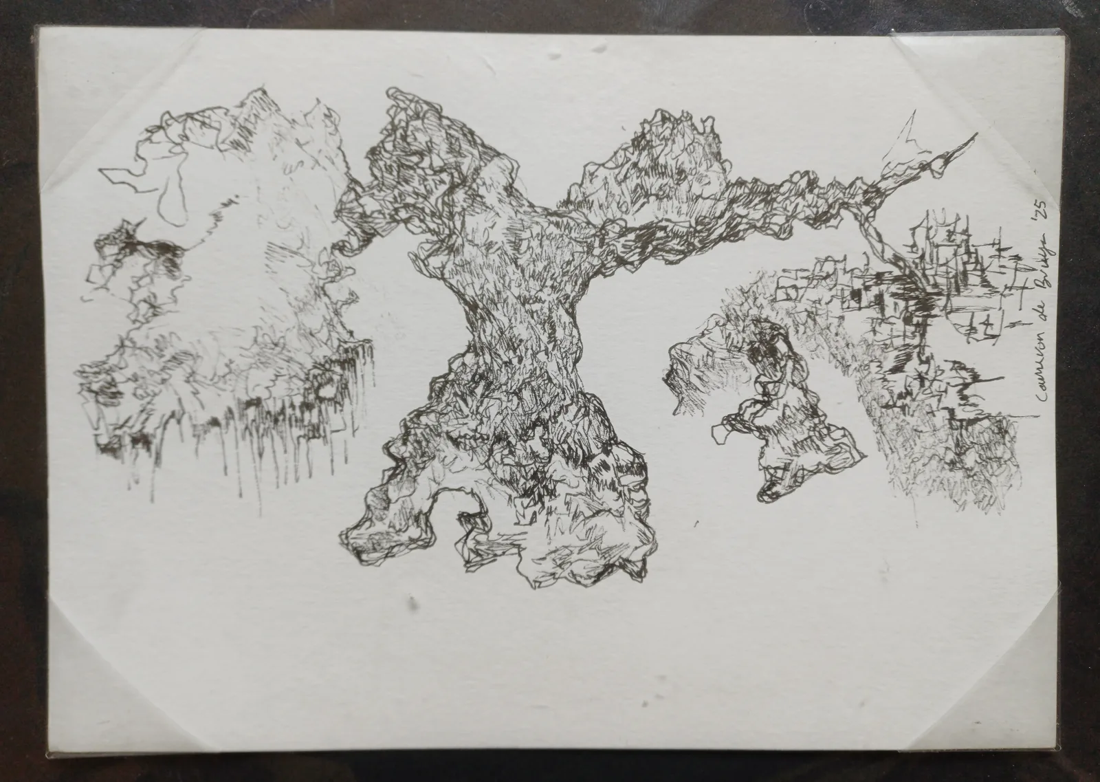 Drawing on a long flight