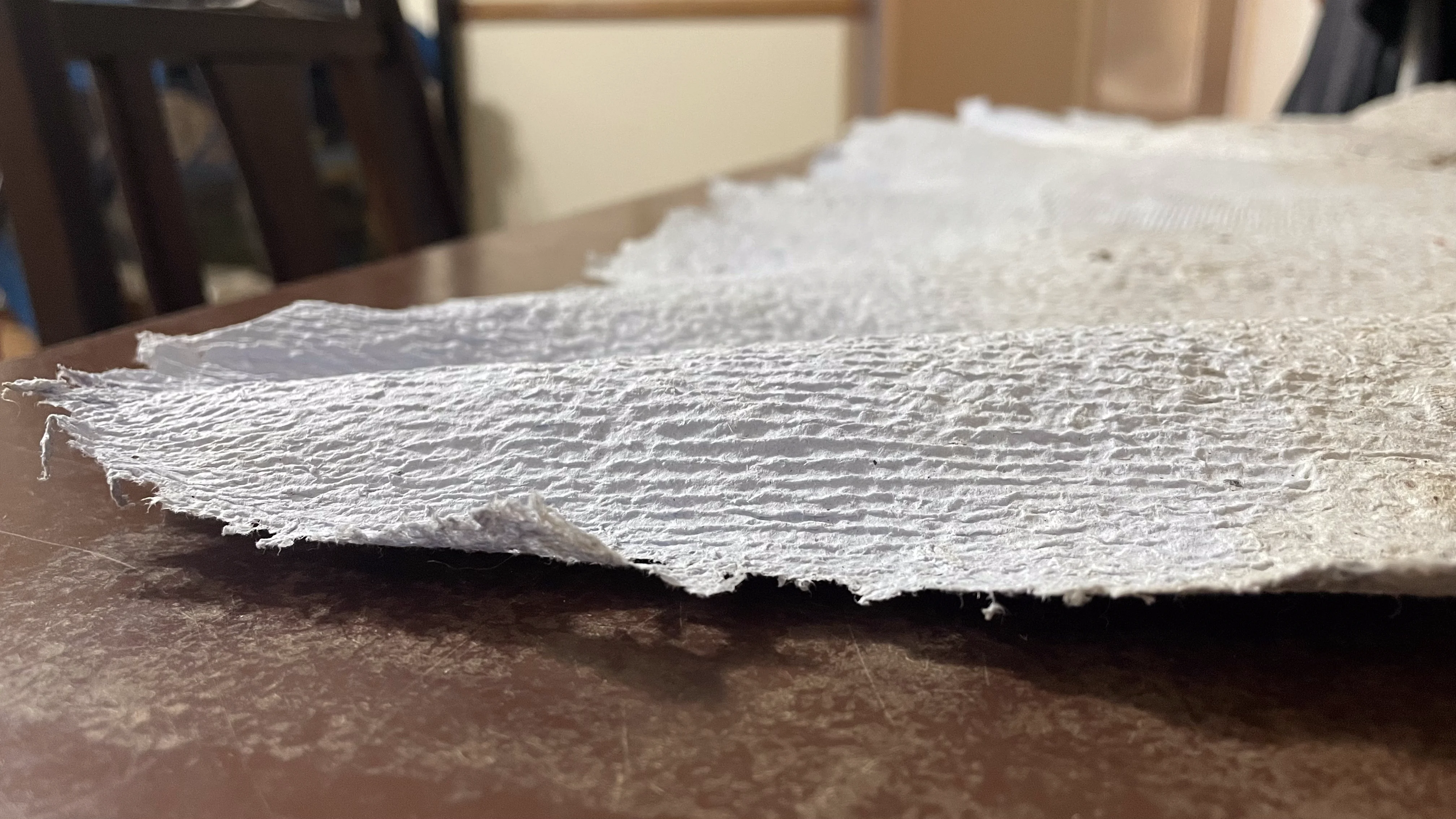 Textured Deckle-Edge Sheet