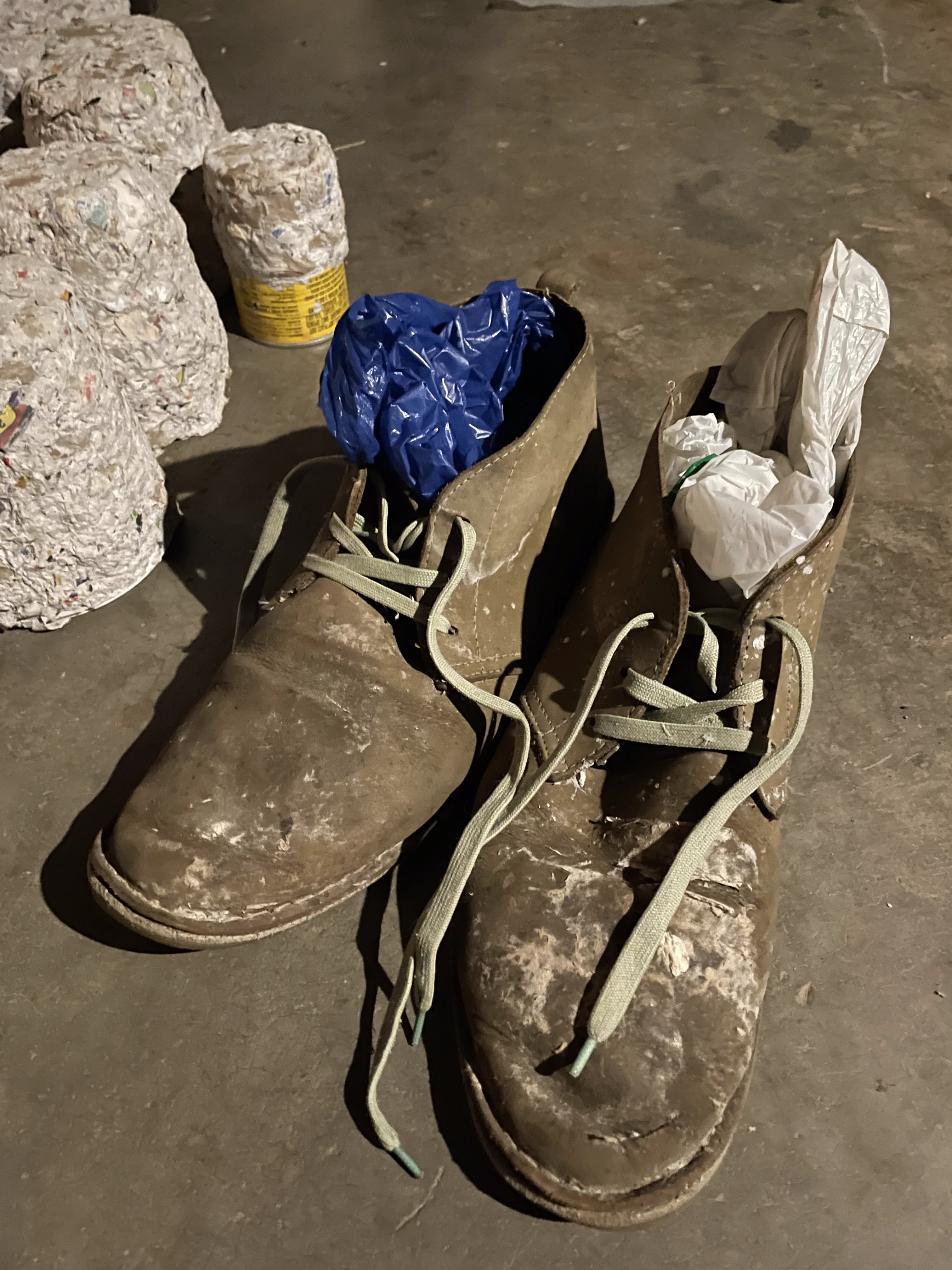 Keeping shoes dry